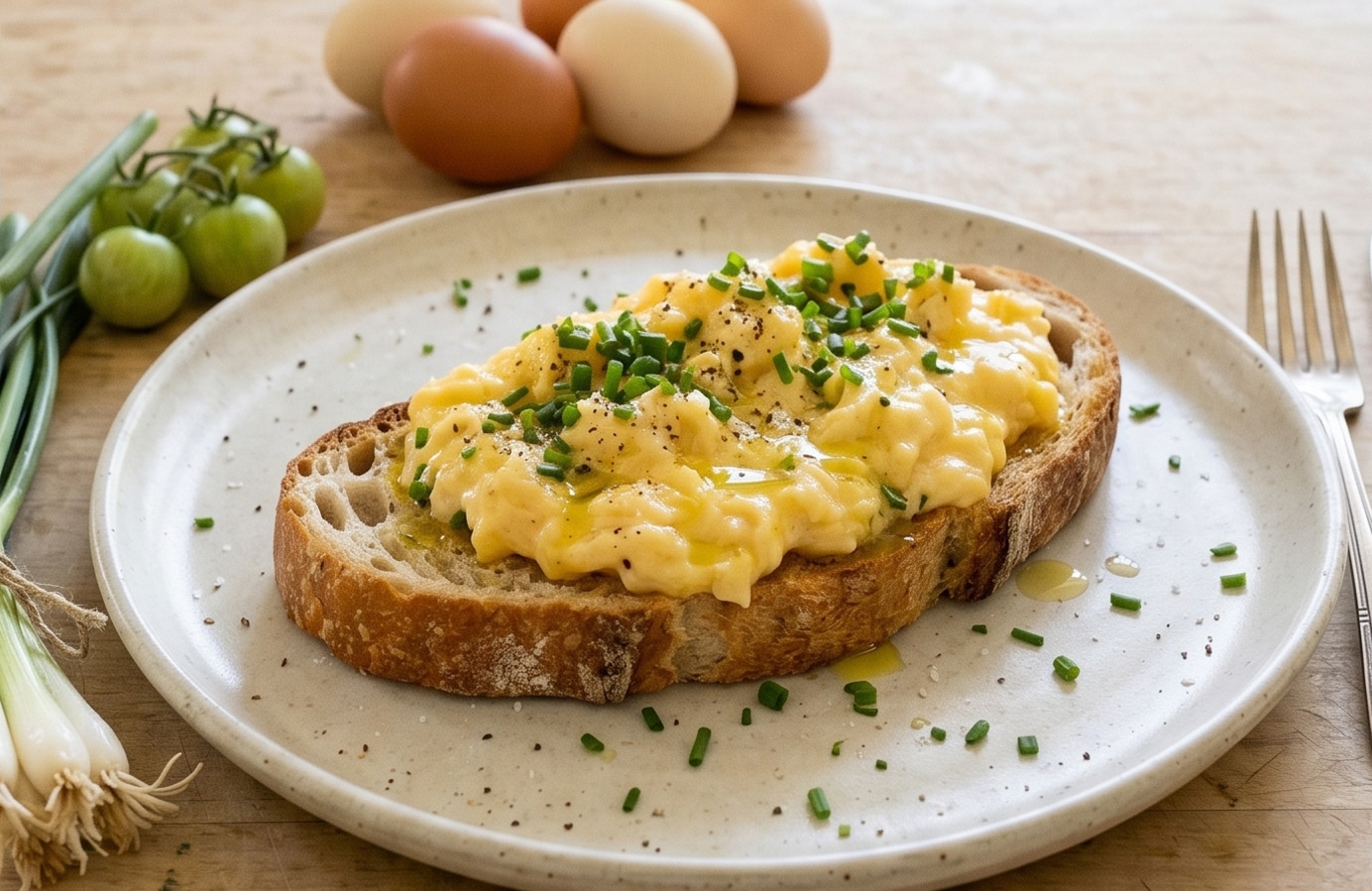 French-Style Truffle Scrambled Eggs